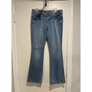 EUC VTG Y2K Converse ONE STAR Sz:8‎ Bootcut Jeans Skater Streetwear Medium Wash